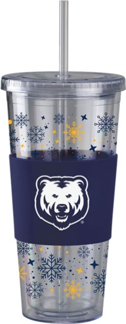 University of Northern Colorado Straw Snowflake Tumbler