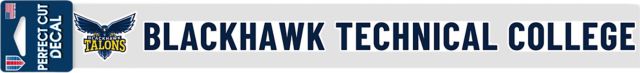 Blackhawk Technical College 2'' x 17'' Perfect Cut Decal