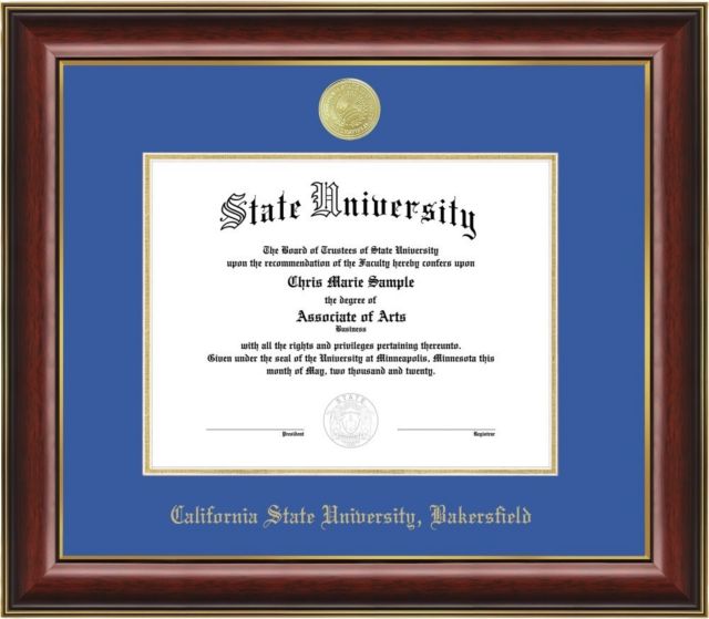 California State University - Bakersfield 8.5" x 11" Diploma Frame
