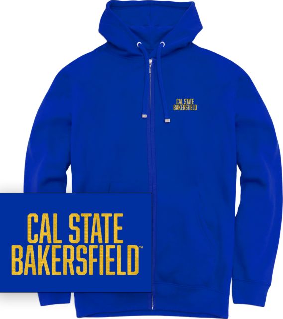 California State University - Bakersfield Chainstitch Full Zip Hooded Sweatshirt