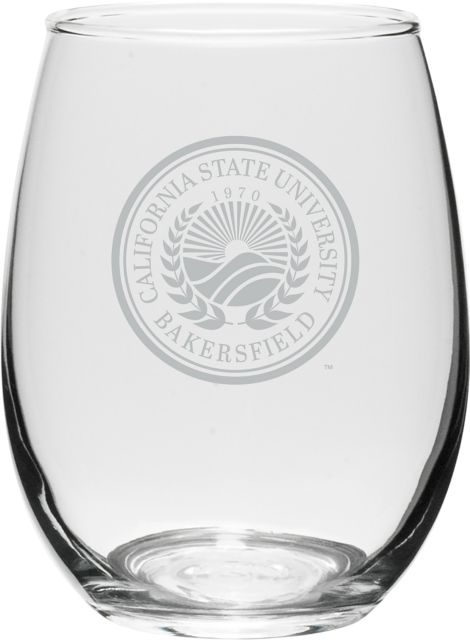 California State University - Bakersfield 15 oz. Wine Glass