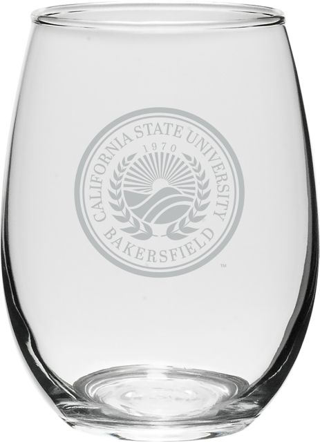 California State University - Bakersfield 21 oz. Wine Glass