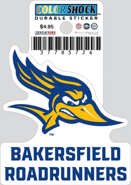 California State University - Bakersfield Roadrunners Durable Sticker