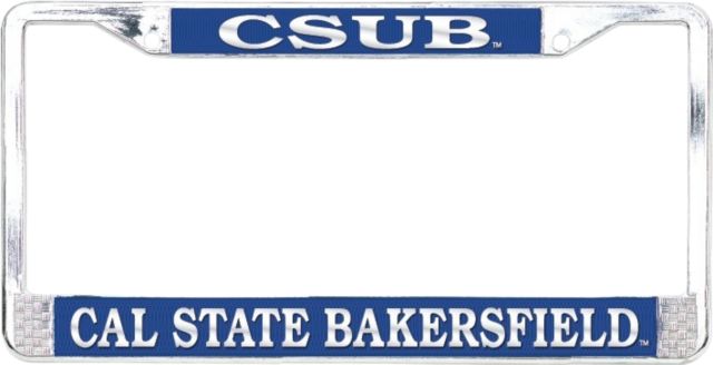 California State University - Bakersfield Roadrunners Polished License Plate Frame