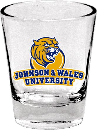 Johnson & Wales University Wildcats 1.5 oz. Collector's Glass