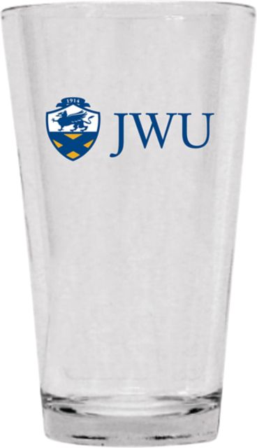Johnson & Wales University 16 oz. Glass