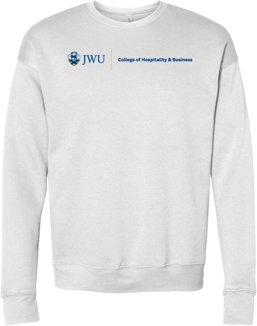 Johnson & Wales Bella + Canvas Fleece Crew JWU College of Hospitality & Business - ONLINE ONLY
