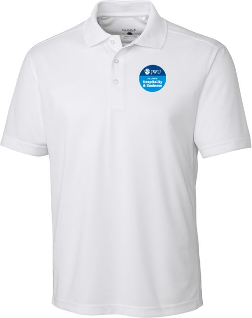 Johnson & Wales C&B Clique Ice Pique Polo JWU College of Hospitality & Business Badge - ONLINE ONLY