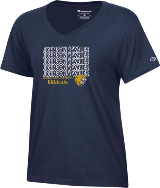 Johnson & Wales University Women's Wildcats V-Neck Short Sleeve T-Shirt