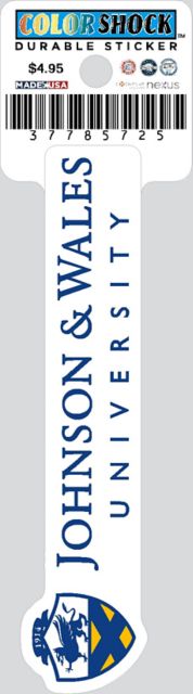 Johnson & Wales University Durable Sticker
