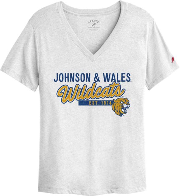 Johnson & Wales University Women's Wildcats V-Neck Short Sleeve T-Shirt