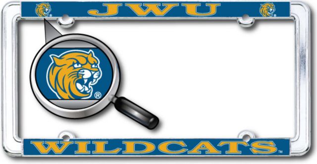 Johnson & Wales University Wildcats Thin Dome License Plate Frame