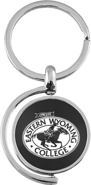 Eastern Wyoming College Lancers Spinner Keychain