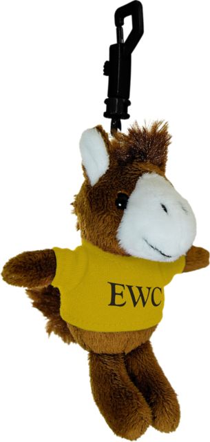 Eastern Wyoming College Lancers Plush Keychain