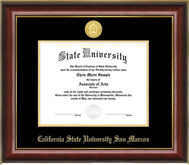 California State University San Marcos 8.5 x 11 Diploma Frame