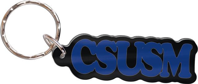 California State University San Marcos Letters Keytag