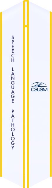 California State University San Marcos Speech Language Pathology Stole