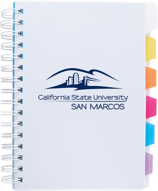 California State University San Marcos Notebook with Tabs