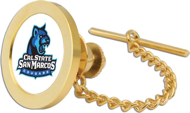 CSI Goldtie Tack/Lapel Pin Gift Boxed With Colored Medallion - ONLINE ONLY