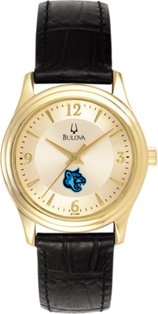 Bulova Ladies' Gold and Leather Watch - ONLINE ONLY