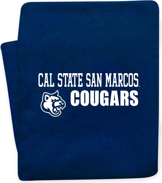 Cal State San Marcos Cougars 36'' x 48'' Children's Mascot Plush Blanket