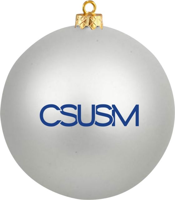 California State University San Marcos Cougars Round Shatterproof Ornament