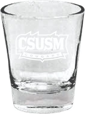 California State University San Marcos 1.5 oz. Collector's Glass
