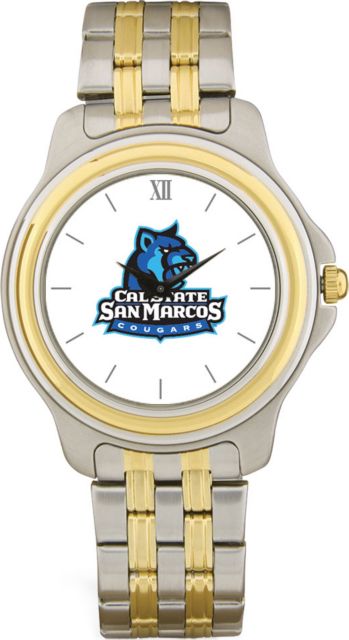 CSI Men's Two-Toned Wristwatch With Colored Medallion - ONLINE ONLY