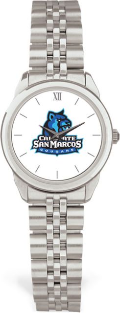 CSI Women's Silver Rolled Link Watch (Gift Boxed)  With Colored Medallion - ONLINE ONLY