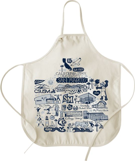 California State University San Marcos Canvas Apron