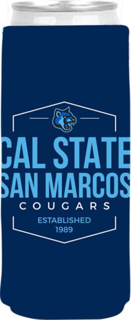 California State University San Marcos Slim Can Coozie
