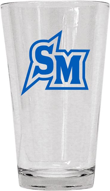 California State University San Marcos 16 oz. Glass