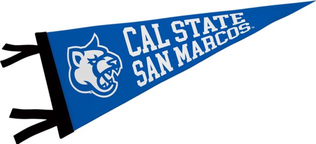 California State University San Marcos Cougars 9'' x 24'' Pennant