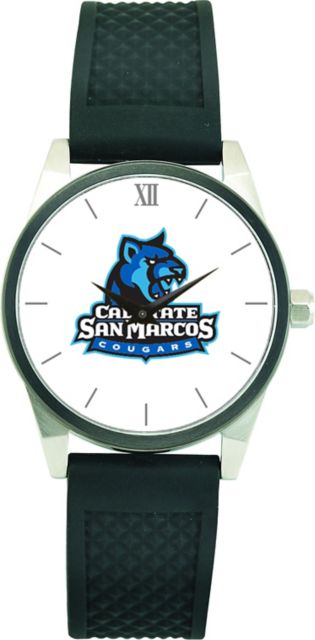 CSI Men's Wristwatch (Gift Boxed) With Black Silicone Strap And Color Medallion. - ONLINE ONLY