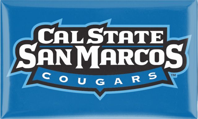 California State University San Marcos Domed Rectangle Magnet