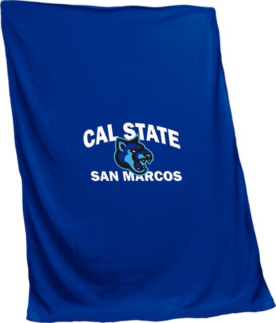 California State University San Marcos 84x54 Cougars Sweatshirt Blanket