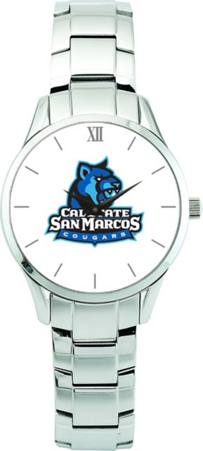 CSI Men's Stainless Steel Wristwatch  (Gift Boxed) Color Medallion Withhite Background - ONLINE ONLY