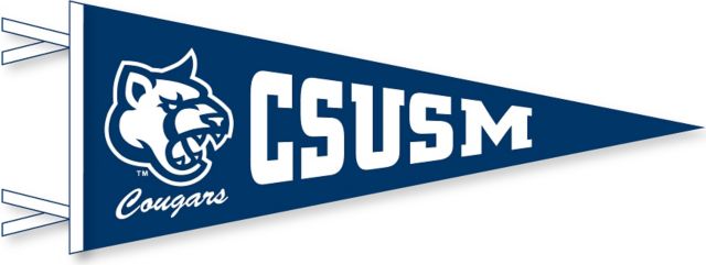 California State University San Marcos Cougars 6'' x 15'' Pennant ...
