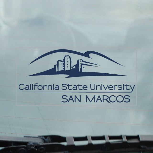California State University San Marcos Cling Decal