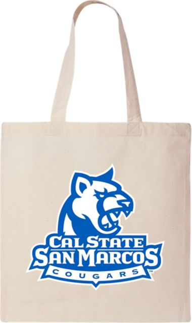 California State University San Marcos 15 x 16 Canvas Tote Bag