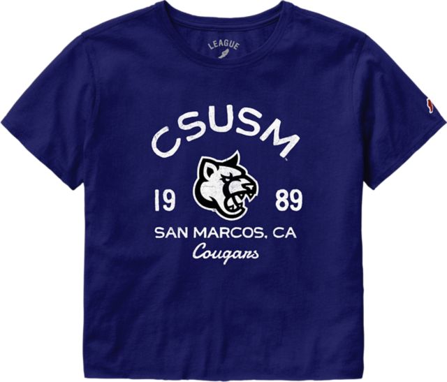 California State University San Marcos Cougars Women's Clothesline Short Sleeve T-Shirt