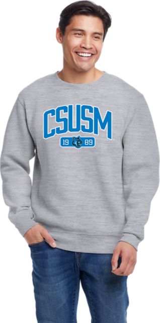 California State University San Marcos Cougars Peace Crewneck Sweatshirt