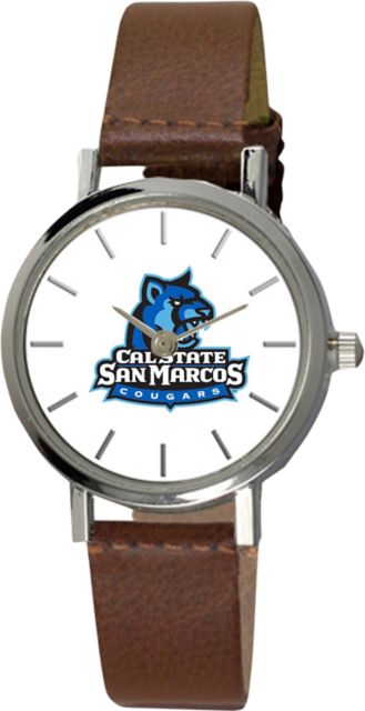California State University San Marcos 28 mm Ladies Leather Watch