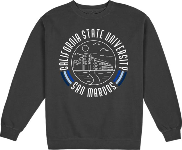 California State University San Marcos Pigment Dyed Fleece Crewenck - ONLINE ONLY