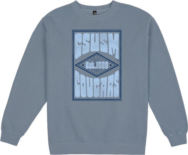 California State University San Marcos Pigment Dyed Crewneck Sweatshirt - ONLINE ONLY