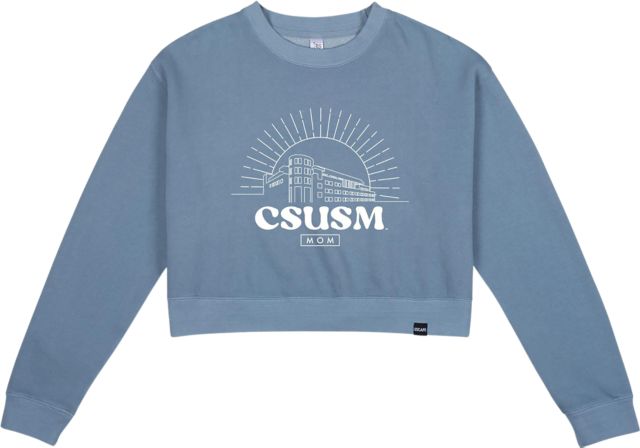 California State University San Marcos Women's Mom Cropped Crew