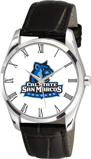 California State University San Marcos 36mm Men's Leather Watch