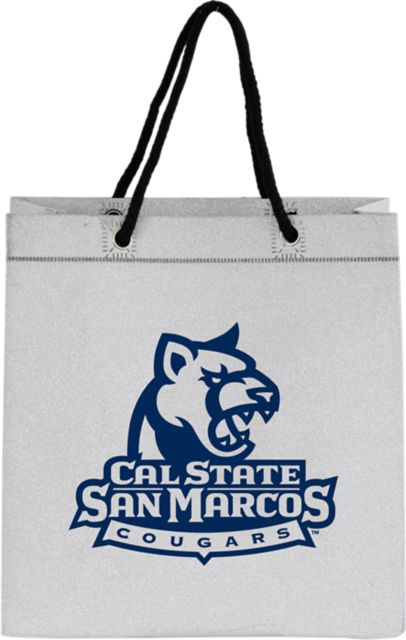 California State University San Marcos Cougars Glitter Giftbag