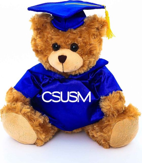 California State University San Marcos 10'' Graduation Bear