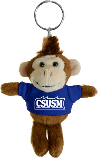 California State University San Marcos Plush Keychain